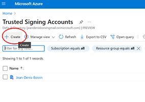 Create account Create account