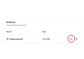 Download artifact Download artifact