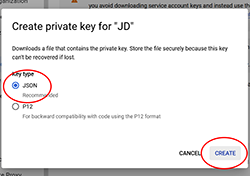 Save JSON key Save JSON key
