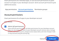 Choose permissions Choose permissions